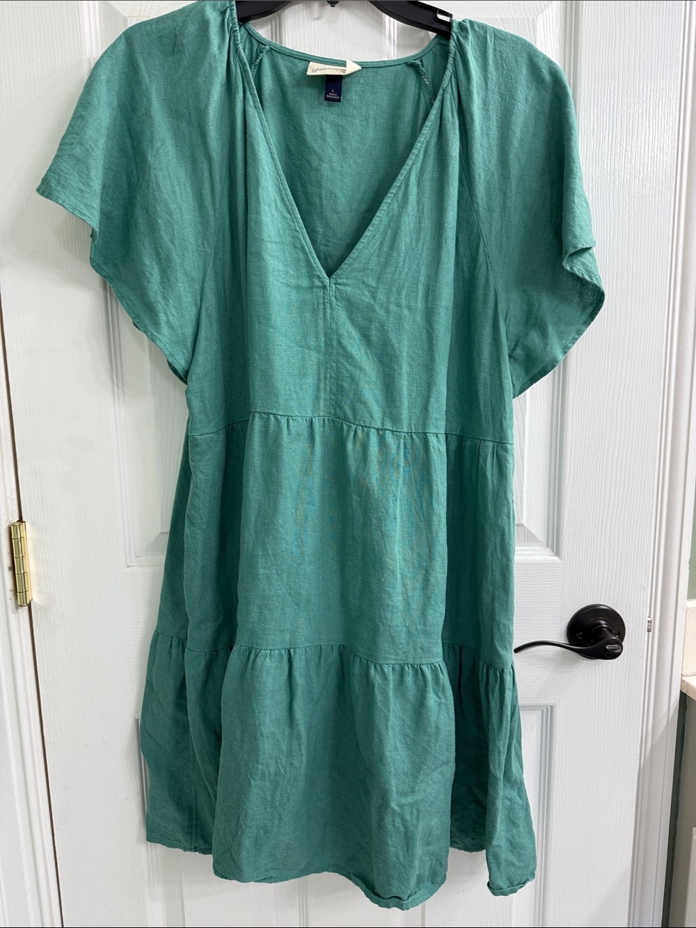 SALE🇺🇸NWOT-Universal Thread Green V-Neck Mini Dress